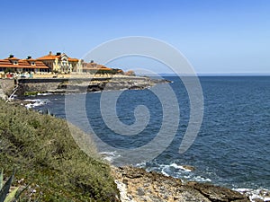 The seafront at Parede near Lisbon photo