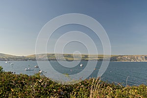 Seafront at Swanage on Dorset coast