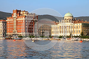 Seafront in Trieste, Italy