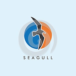Seagul bird illustration