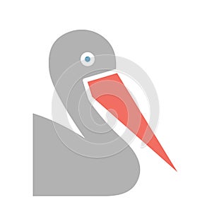 Seagull Isolated Vector icon that can be easily modified or edited