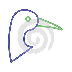 Seagull Isolated Vector icon that can be easily modified or edited