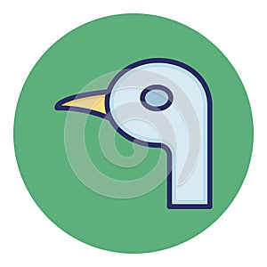 Seagull  Isolated Vector Icon which can be easily modified or edited as you want