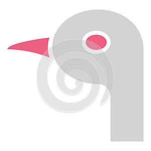 Seagull  Isolated Vector Icon which can be easily modified or edited as you want photo