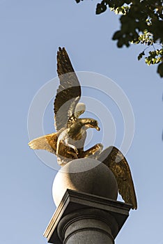 Seagull monument Temple Square Salt Lake City.