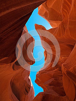 Seahorse figure at Lower Antelope Canyon