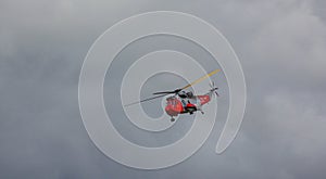 Seaking Helicopter Take Off