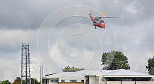 Seaking Helicopter Take Off