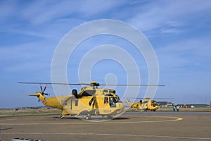 Seaking search and rescue helicopter