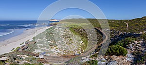 Seal Bay in summer landscape. Kangaroo Island, South Australia.