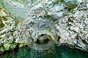 Seal cave on Kastos island