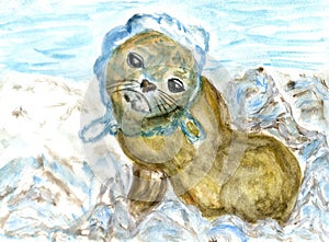 Seal entangled art