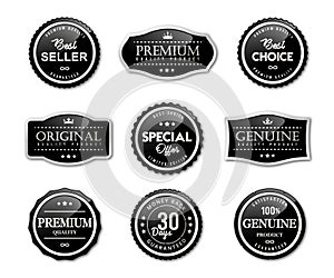 Seal labels and premium quality product