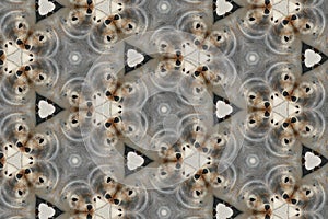 Seal pattern kaleidoscope - illustration photo