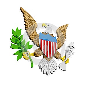 Seal of the President of the United States Isolated