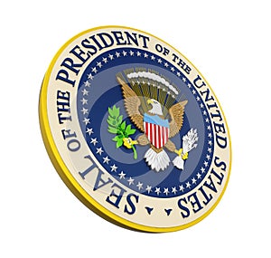 Seal of the President of the United States Isolated