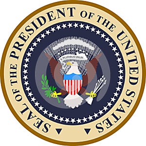 Seal of the President of USA