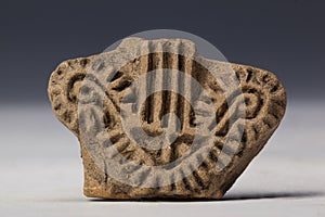 Seal, signet with decorum, art of ecuador