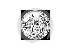 Seal of Tak Thailandia photo