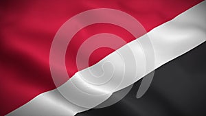 Sealand flag waving animation, perfect looping, 4K video background, official colors