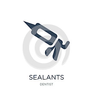 sealants icon in trendy design style. sealants icon isolated on white background. sealants vector icon simple and modern flat photo