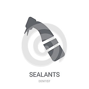 Sealants icon. Trendy Sealants logo concept on white background photo