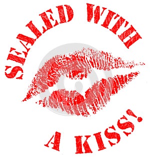 Sealed With a Kiss Stamp