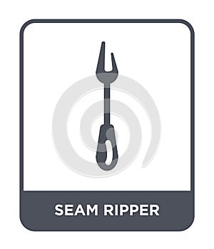 seam ripper icon in trendy design style. seam ripper icon isolated on white background. seam ripper vector icon simple and modern