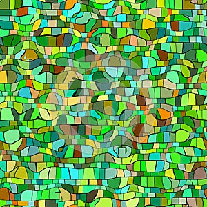 Seameless green mosaic texture