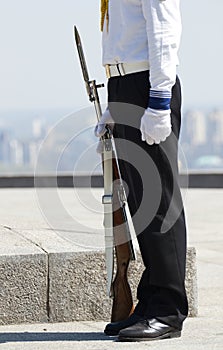 Seamen in uniform photo
