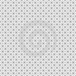 Seamlesly repeatable diagonal, oblique, slanting lines graph paper pattern. Slope, skew grid, mesh. Draft, drawing, plotting paper