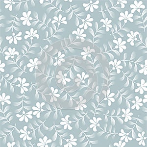 Seamless abstrac floral background