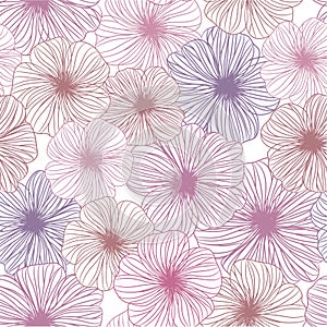 Seamless abstrac floral background.