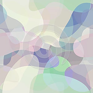 Seamless abstract background, Abstract shapes - Illustration