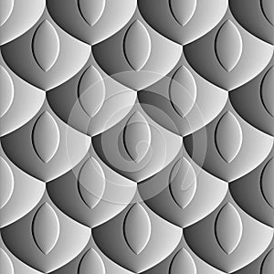 Seamless abstract background - scales embossed design