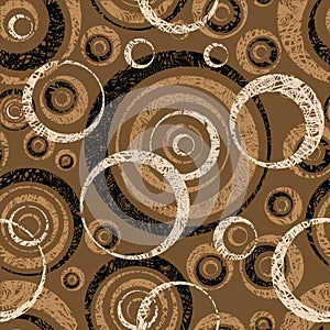 Seamless abstract beige grunge pattern