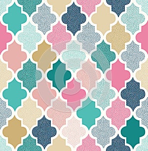 Seamless abstract dots pattern