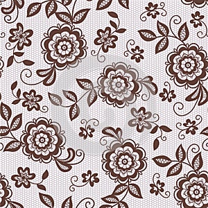 Seamless abstract floral background