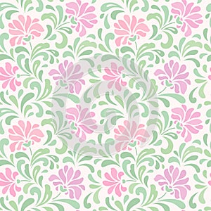 Seamless abstract floral background