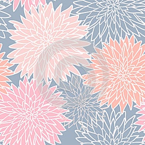 seamless abstract floral background