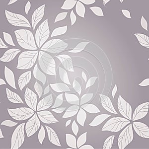 Seamless abstract floral background