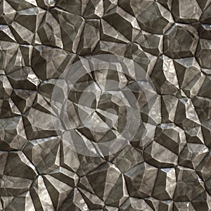 Seamless abstract generated stone crystal surface