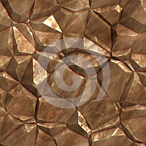 Seamless abstract generated stone crystal surface