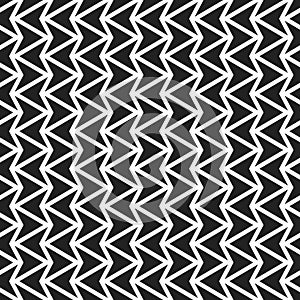 Seamless abstract geometric arrow pattern