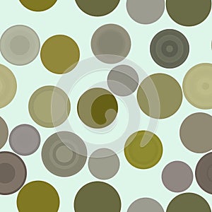 Seamless abstract geometric background with shape of circles, bubbles, sphere or ellipses pattern.