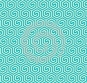 Seamless abstract geometric hexagonal pattern -vector eps8