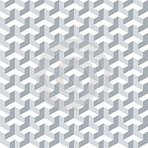 Seamless abstract geometric isometric cube surface pattern background texture.