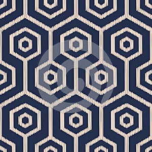 Seamless abstract geometric mesh pattern