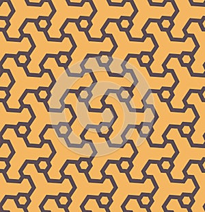 Seamless abstract geometric pattern from hexagons - vector eps8