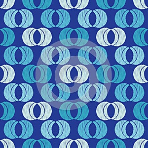 Seamless abstract geometric pattern. Mosaic texture. Brushwork. Hand hatching.